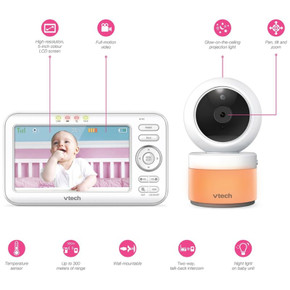 V-Tech 5" Pan & Tilt Baby Monitor
