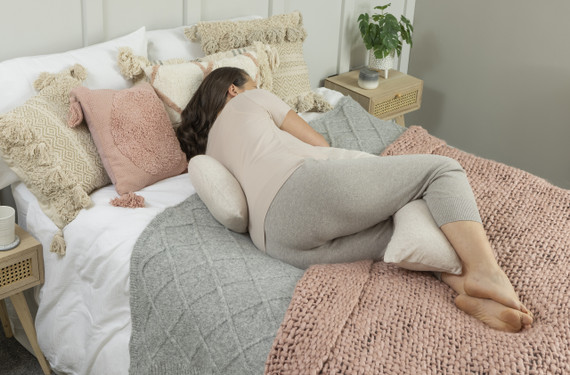 Dreamgenii Pregnancy Pillow - Beige 