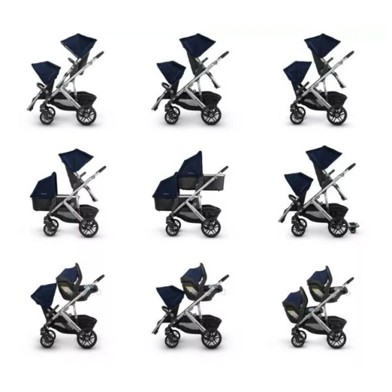 Uppababy Vista V2 Twin Travel System Bundle - Noa