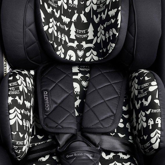 Cosatto Come And Go i-Size 360 Rotate Car Seat with extra padding and new-born inlay