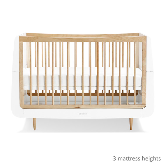 Snuzkot Skandi Style Cot Bed - Natural