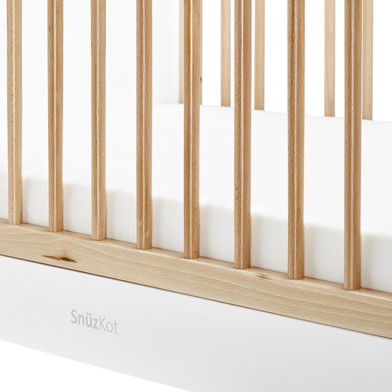 Snuzkot Skandi Style Cot Bed - Natural