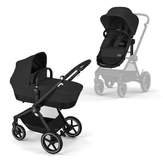 Cybex EOS Buggy & Accessories Bundle - Black