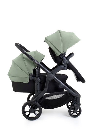 iCandy Orange 4 buggy in double mode for newborn and toddler