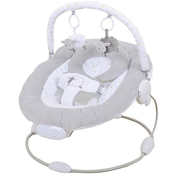 Silver Cloud Baby Bouncer - Counting Sheep