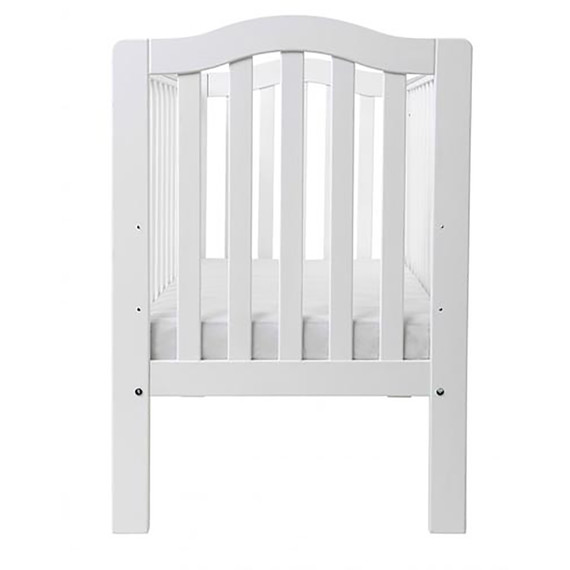 quality white baby bed suitable from birth up to 2 years.
