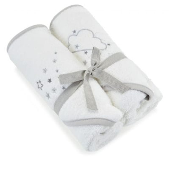 Baby Elegance 2 pack hooded towel