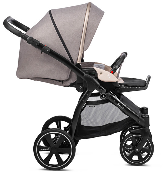 Noordi 2in1 Sole Go Pram & Pushchair - Beige