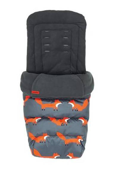 Cosatto Universal Footmuff - Charcoal Mister Fox