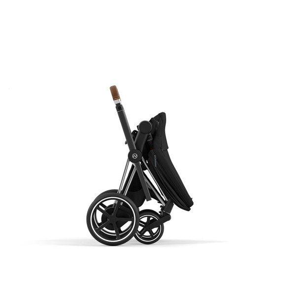 Cybex e-Priam Buggy - Chrome/Brown Handle