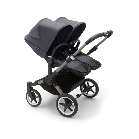 Bugaboo Donkey 5 Duo Complete For Newborn & Toddler - Stormy Blue