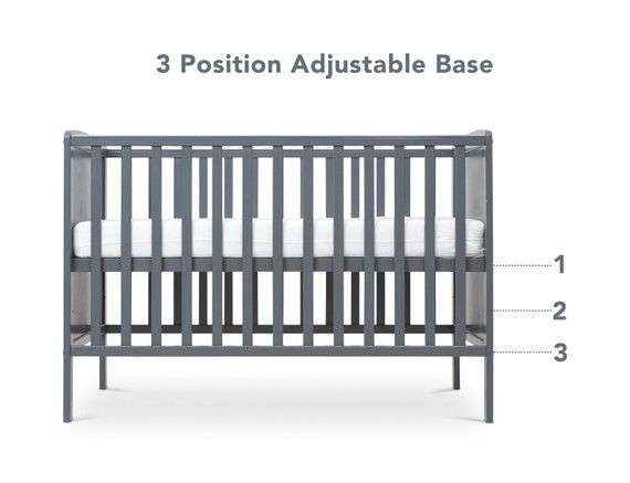 Baby Elegance Elle Cot - Navy