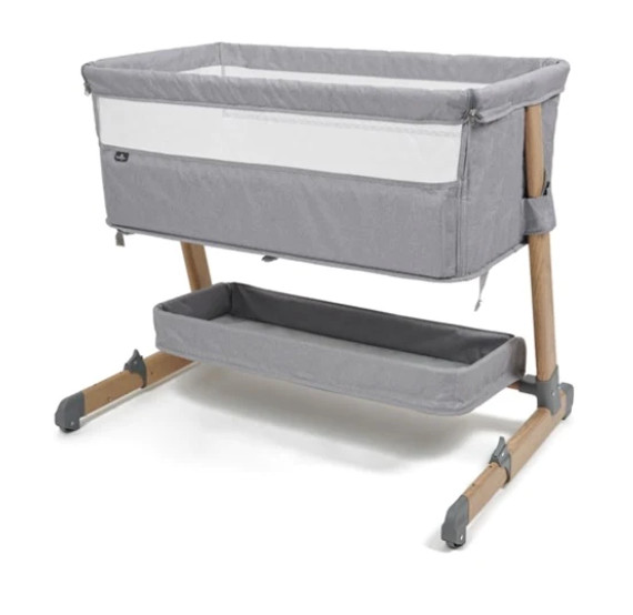 Babylo Cozi Sleeper 2 Crib - Flint/Woodlook