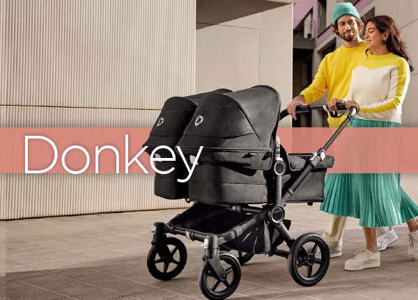 Bugaboo Donkey 5 double and twin buggy