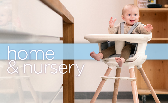Maxi Cosi Nursery essentials, cribs, high chairs and bouncers