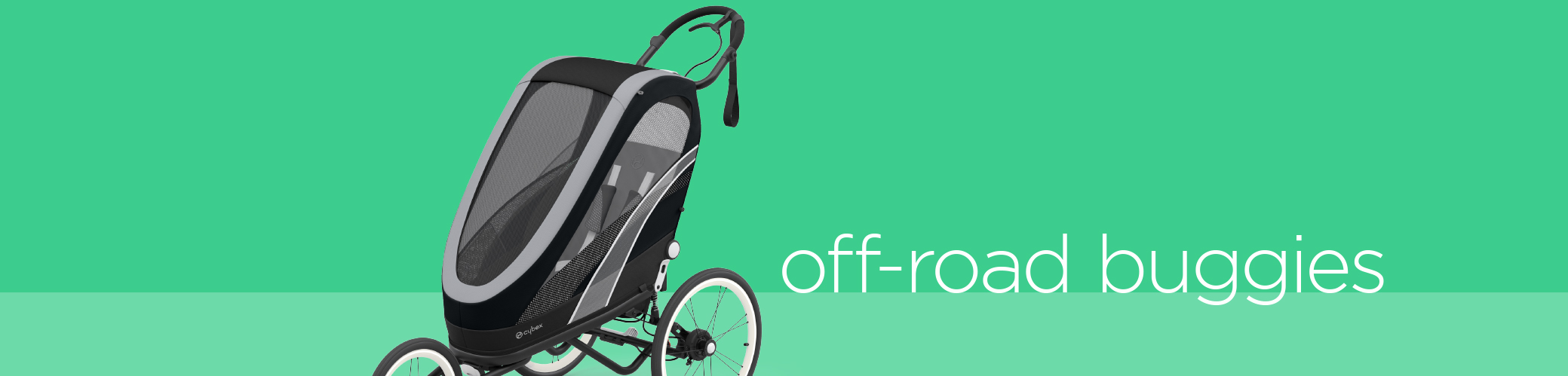 Off road Buggys for country roads or mountain walks. All terrain pushchairs by top brands.