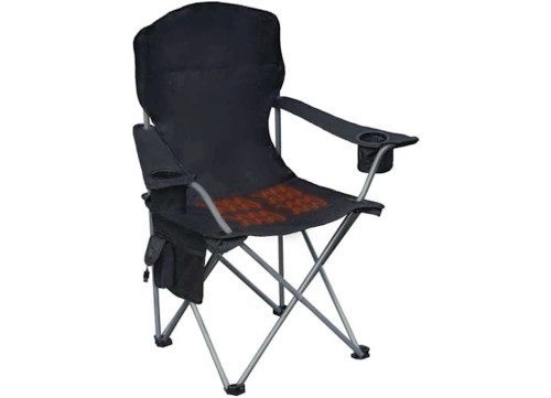 CAMP&GO HEATED QUAD CHAIR - BLACK|QC200H-441PDQ4