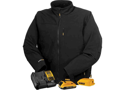 RADIANS, INC MENS HEATED SOFT SHELL JACKET KITTED - BLACK - SIZE XL|DCHJ060ABD1-XL