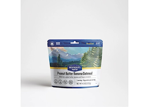BACKPACKER'S PANTRY PEANUT BUTTER AND BANANA OATMEAL - 1-SERVING, 6 PACK|101025