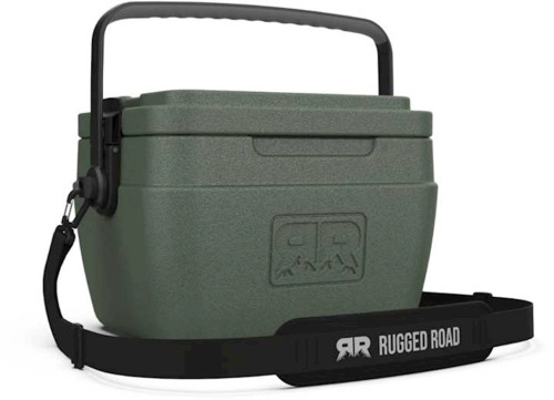 RUGGED ROAD COOLERS RUGGED ROAD 25 V2 COOLER - FOREST GREEN|RR-25-GREEN