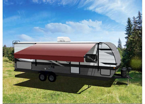 VELARIUM 14 FT BURGANDY FADE VINYL REPLACEMENT CANOPY|VC14005000