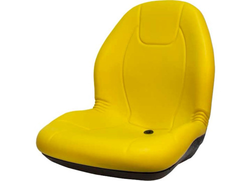 CONCENTRIC PVC ULTRA HIGH-BACK SEAT, BOLT-IN OPS HOLE, YELLOW|149000YE-BULK