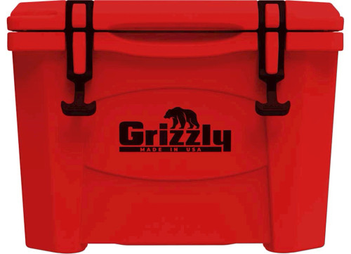 GRIZZLY 15 COOLER- RED|4400005