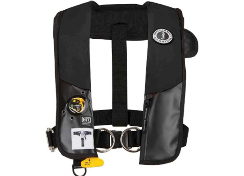 MUSTANG HIT HYDROSTATIC INFLATABLE PFD - BLACK|MD318402-13-0