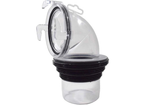 VALTERRA PRODUCTS LLC EZ COUPLER 90 DEG BAYONET SEWER FITTING, CLEAR/BLACK, BOXED|F02-3112CLBK VALTERRA PRODUCTS LLC EZ COUPLER 90 DEG BAYONET SEWER FITTING, CLEAR/BLACK, BOXED|F02-3112CLBK