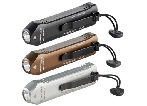 STREAMLIGHT INC WEDGE XT ULTRA-COMPACT, RECHARGEABLE EDC FLASHLIGHT W/ USB-C CORD & LANYARD, SIL|88819