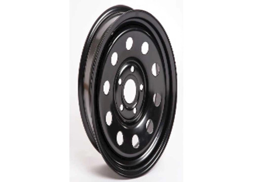TOW-RITE 16"X6" BLACK MODULAR RIM, BP 8-6.5, ET 0, CB 5.12, 3,500 LBS - BOXED|RT3820