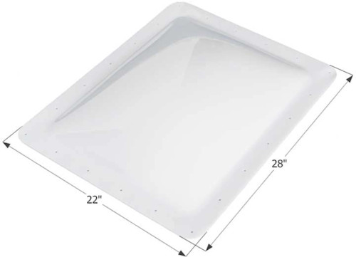 ICON RV SKYLIGHT, 24" X 18" - TRANSLUCENT WHITE|1853