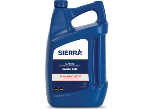 SIERRA MARINE SAE 30 FULL SYNTHETIC OIL, 5 QT.|18-9410-4