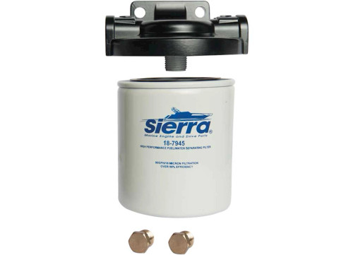 SIERRA MARINE FUEL WATER SEPARATOR KITS REMOVE OVER 99.8% OF EMULSIFIED WATER FROM YOUR GASOLINE|18-7982-1