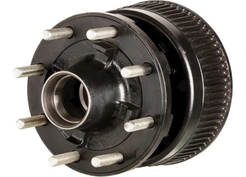 LIPPERT 12 1/4IN THREADED TRAILER BRAKE HUB ASSEMBLY 10,000 LB 8 ON 6 1/2IN 5/8IN STUDS|2024029092