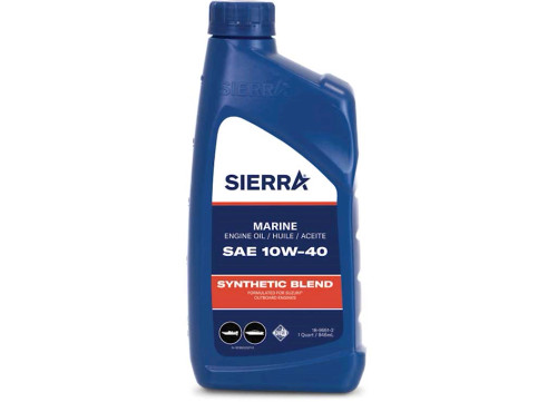 SIERRA MARINE QUART, 10W-40 FC-W SEMI SYN|18-9551-2