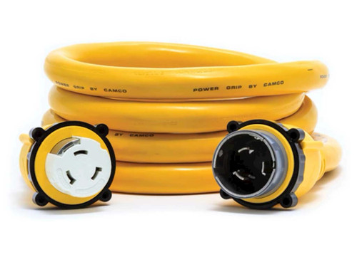 POWER GRIP POWERGRIP MARINE - CORD 12FT 50AM-LOCKING/50AF-LOCKING CETLUS YELLOW BLACK|55620