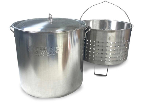 BAYOU CLASSIC 82 QUART STOCKPOT WITH STEAM/BOIL BASKET|1192