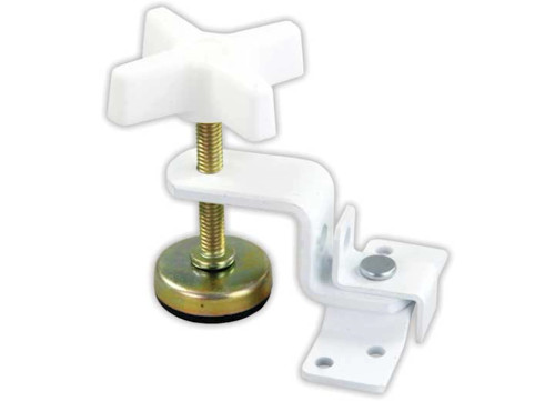 JR PRODUCTS FOLD-OUT BUNK CLAMP, WHITE|20775