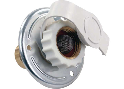 JR PRODUCTS CITY WATER FLANGE, ALUMINUM, FPT|62175