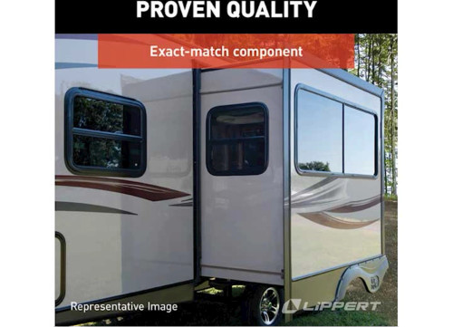 LIPPERT WHITE SLIDE-OUT SWITCH KIT (SWITCH, BEZEL, & HARNESS)|117461