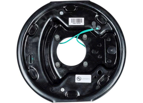 LIPPERT 10IN X 2.25IN LH ELECTRIC BRAKE ASSEMBLY, 4-BOLT: 3500# AXLE|297956