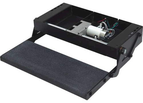LIPPERT 24IN SINGLE TREAD-LITE ALUMINUM STEP - POWER|353542