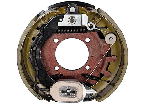 LIPPERT 12.25IN X 3.38IN LH ELECTRIC BRAKE ASSEMBLY, 4-BOLT; 8000# AXLE|298277