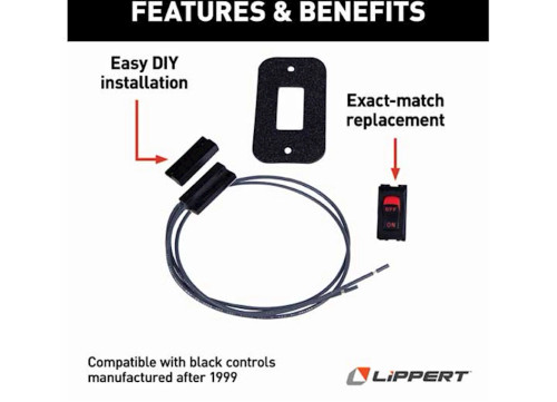 KWIKEE POWERGEAR SWITCH,DOOR BLACK FOR 909507003|369299 KWIKEE POWERGEAR SWITCH,DOOR BLACK FOR 909507003|369299