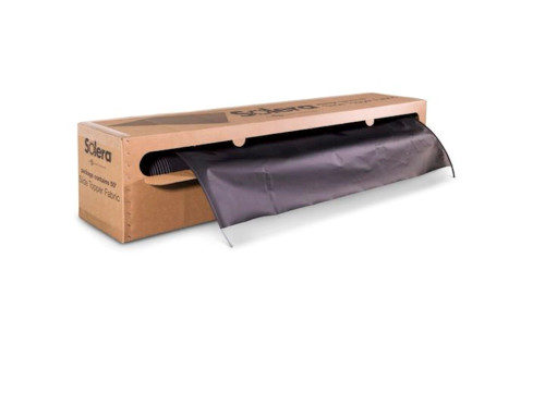 SOLERA UNIVERSAL SLIDE TOPPER REPLACEMENT FABRIC - 50 FT. ROLL - BLACK|432253