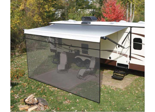 SOLERA SHADE, FRONT PANEL AWNING - BLACK 10X15|3797821015