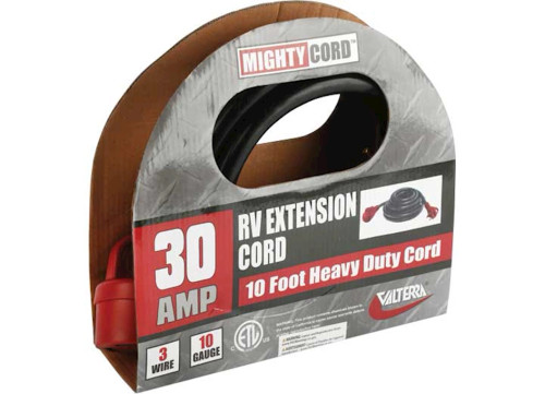 VALTERRA MIGHTY CORD RV EXTENSION CORD WITH FINGER GRIP – 10 FT., 30 AMP|A10-3010EH