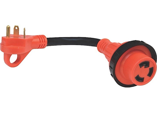 VALTERRA PRODUCTS LLC 30AM-30AF DETACH ADAPTER CORD W/HDL, 12IN, RED, CARDED|A10-3030HDVP VALTERRA PRODUCTS LLC 30AM-30AF DETACH ADAPTER CORD W/HDL, 12IN, RED, CARDED|A10-3030HDVP