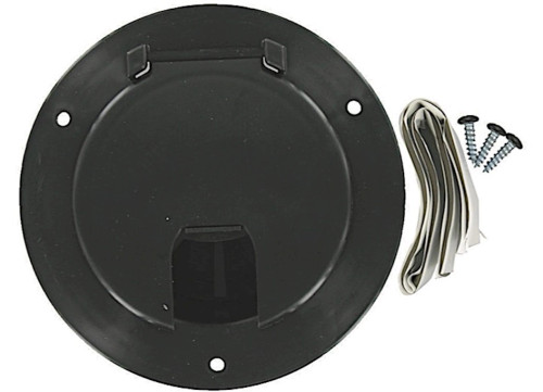 VALTERRA PRODUCTS LLC CABLE HATCH, LARGE ROUND, BLACK, CARDED|A10-2135BKVP VALTERRA PRODUCTS LLC CABLE HATCH, LARGE ROUND, BLACK, CARDED|A10-2135BKVP